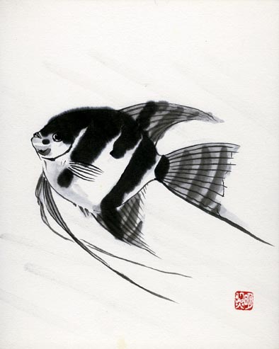 「魚」 医師会員 井上明照 作